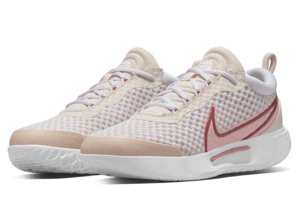 Nike Tennis Court Zoom Pro Tour Pearl White Rust Womens Size 10 New Fast Ship